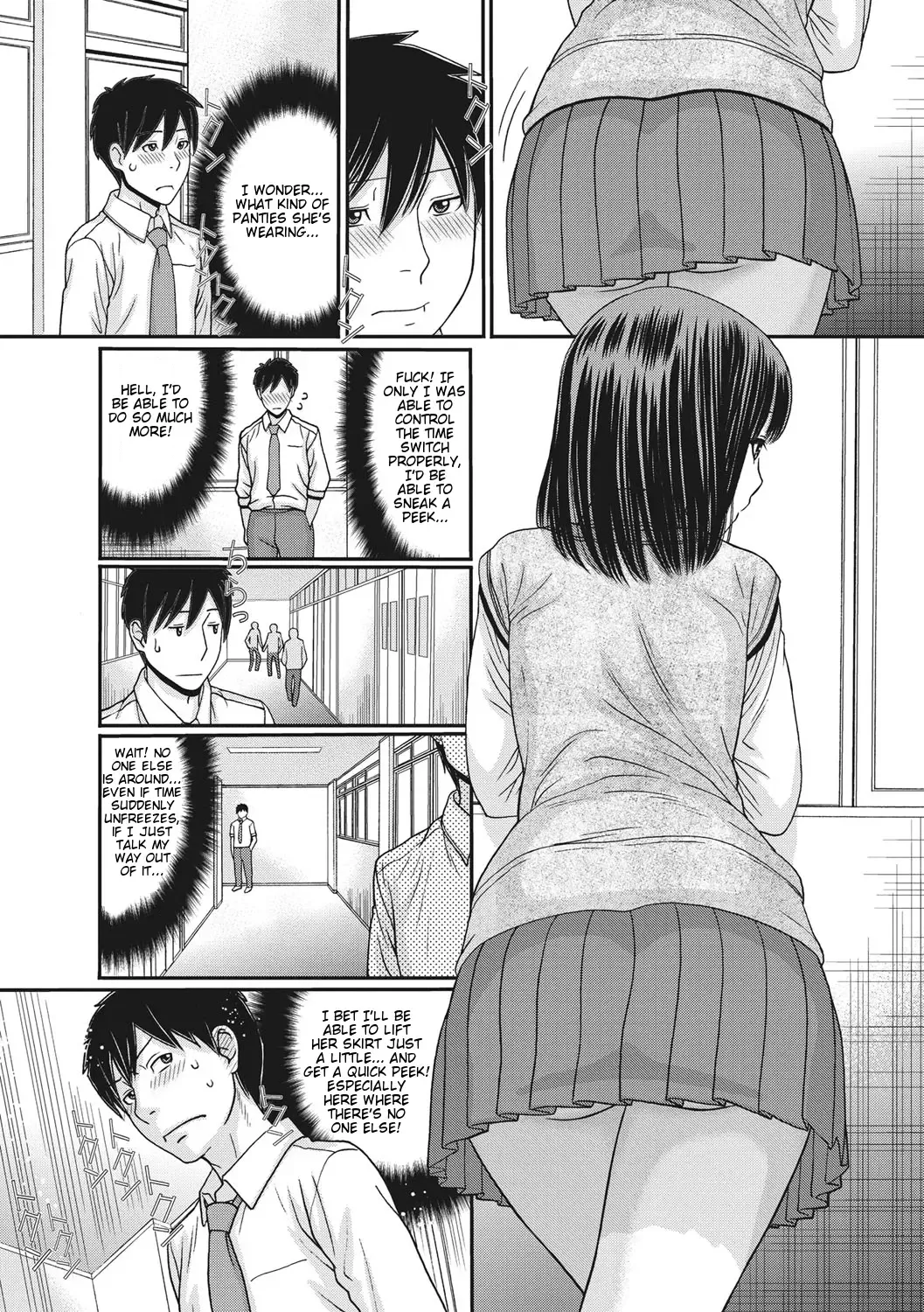 [Tanaka-ex] TOKI to MEKI -Tomatta Sekai de Majiwaru Toiki- | Toki & Meki -Sexual Breaths in a Time-Frozen World- Ch. 1-7 Fhentai - Page 9
