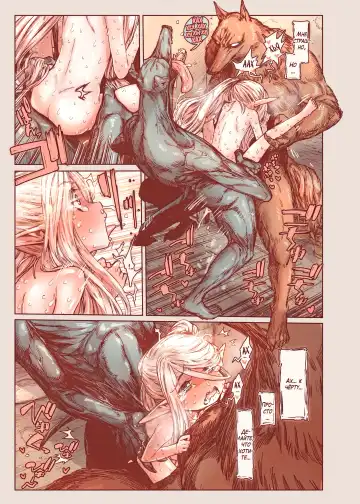 [Kyaradain] Chiisana Elf to Yaban na Juujin | Маленький эльф и варварский зверочеловек Fhentai.net - Page 37