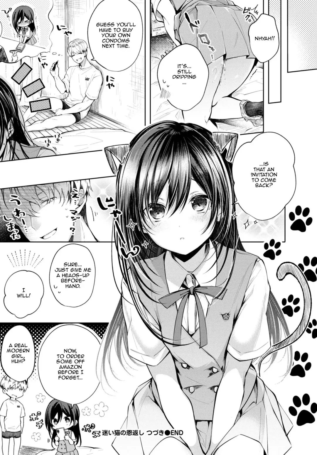 [Koshino] Mayoineko no Ongaeshi Tsuzuki | Lost Kitten's Repayment Fhentai - Page 10