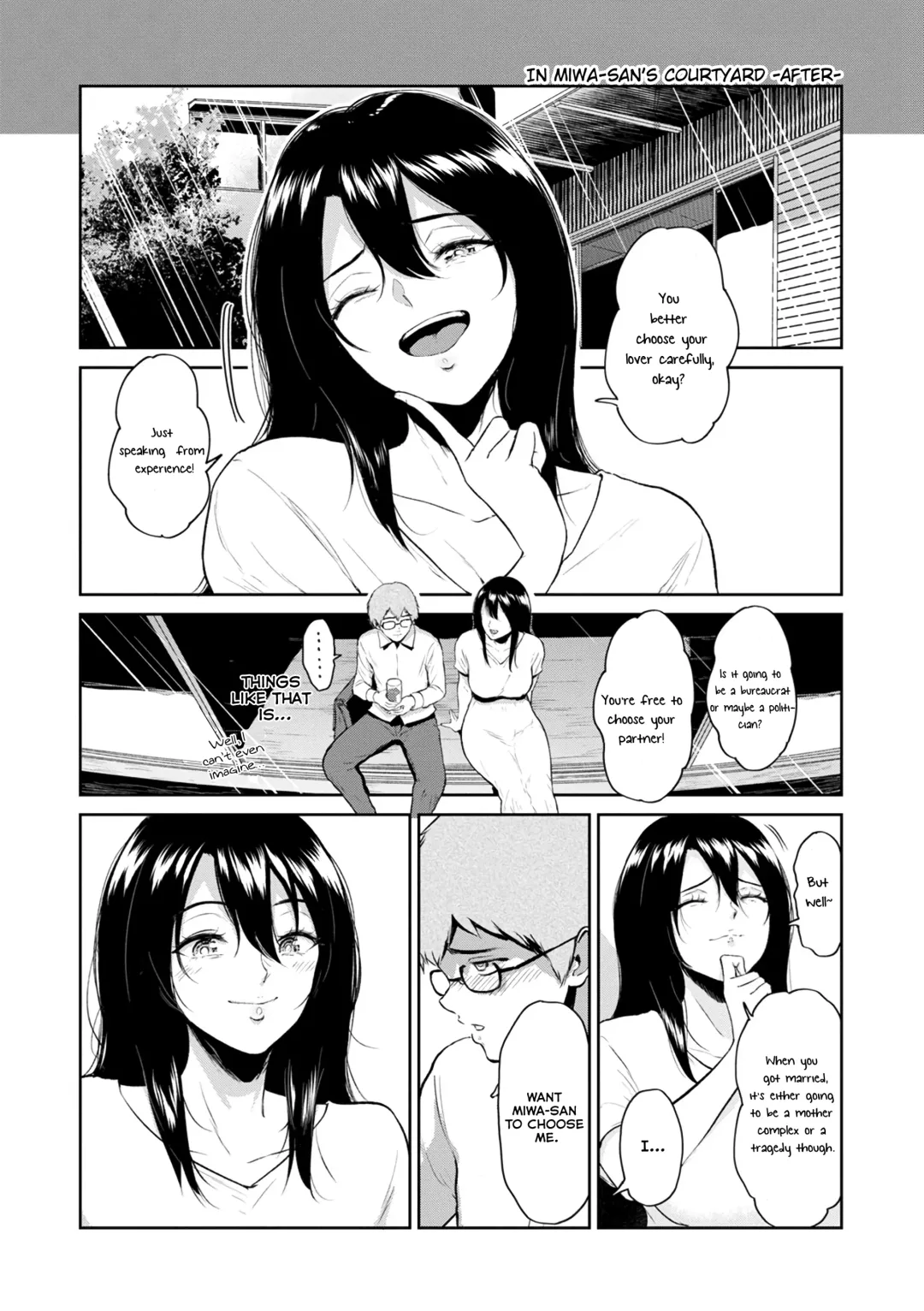 [Bifidus] Miwa-san no Nakaniwa de | In Ms. Miwa's Courtyard Fhentai - Page 22
