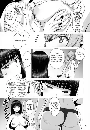 [Minazuki Juuzou - Usso] Shimada-ryuu VS Nishizumi-ryuu Bijukujo Lesbian Kyokugen Kougyaku Gurui | Shimada Style VS Nishizumi Style MILF Lesbian Extreme Anal Fetish Fhentai.net - Page 10