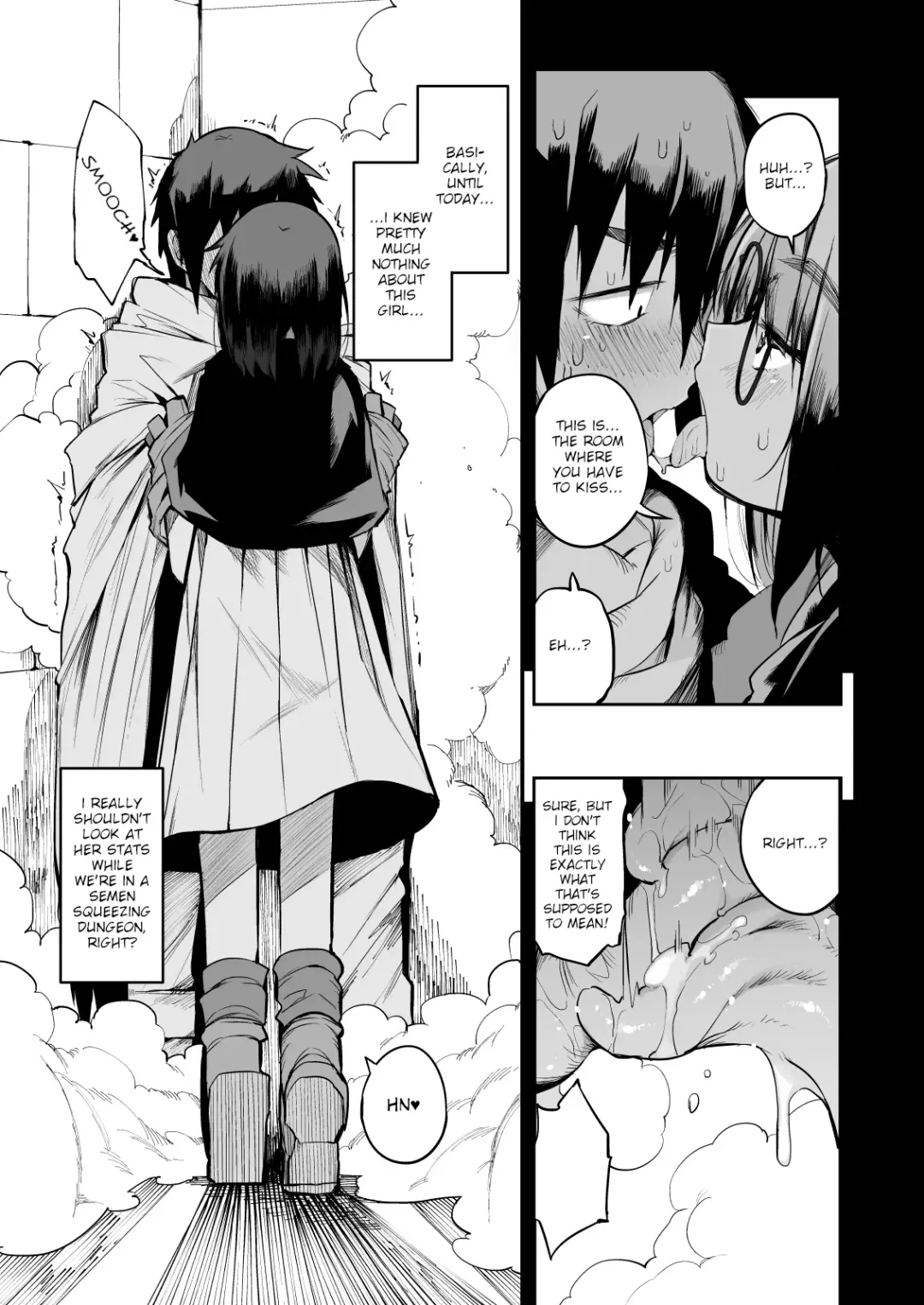 [F4u] Sakusei Dungeon Kouryaku ni Mukanai Jimiko no S-kyuu Dosukebe Status | Escaping a semen squeezing dungeon with a modest girl who I really didn't expect to have S-rank slut stats Fhentai - Page 10