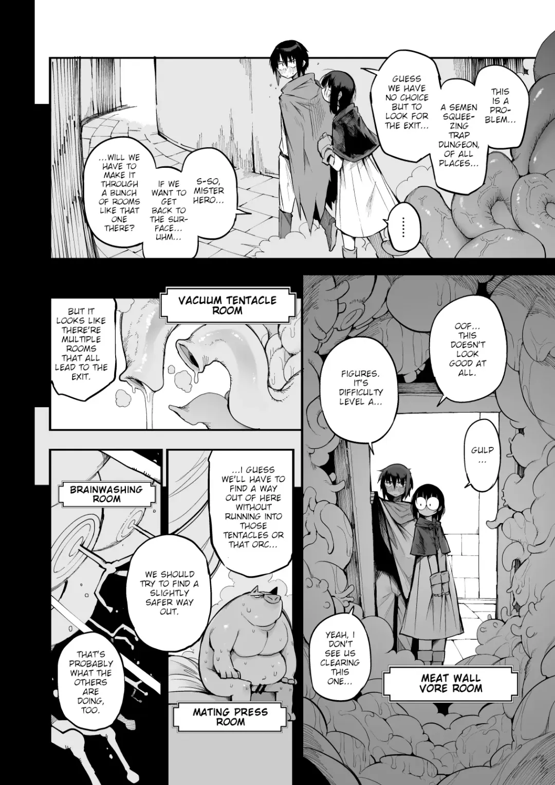 [F4u] Sakusei Dungeon Kouryaku ni Mukanai Jimiko no S-kyuu Dosukebe Status | Escaping a semen squeezing dungeon with a modest girl who I really didn't expect to have S-rank slut stats Fhentai - Page 5