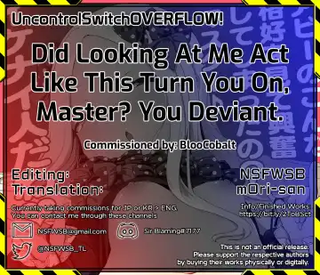 [Harubaru Haruto] Abi no Konna Kakkou o Mite Koufun shite shimatta no? Master Ikenai Hito da wa | Did looking at me act like this turn you on, Master? You deviant. Fhentai - Page 23