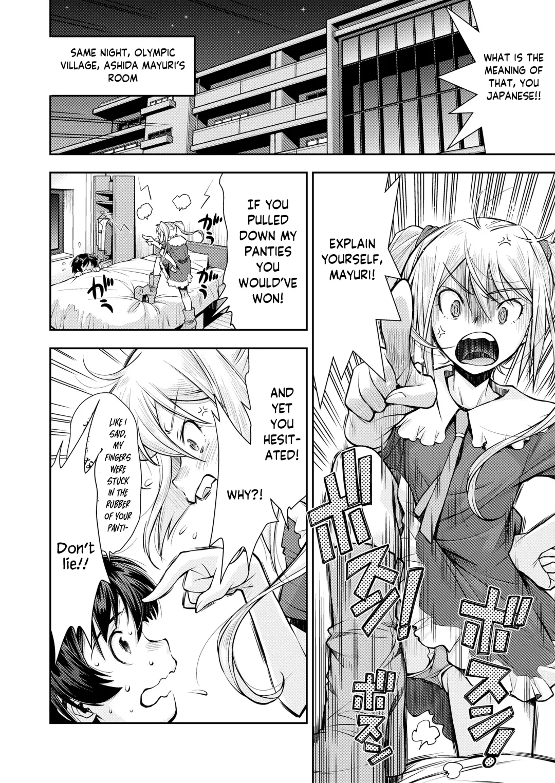 [Ryoumoto Hatsumi] Futari no Panchira Wrestling | Their Panchira Wrestling Fhentai - Page 10