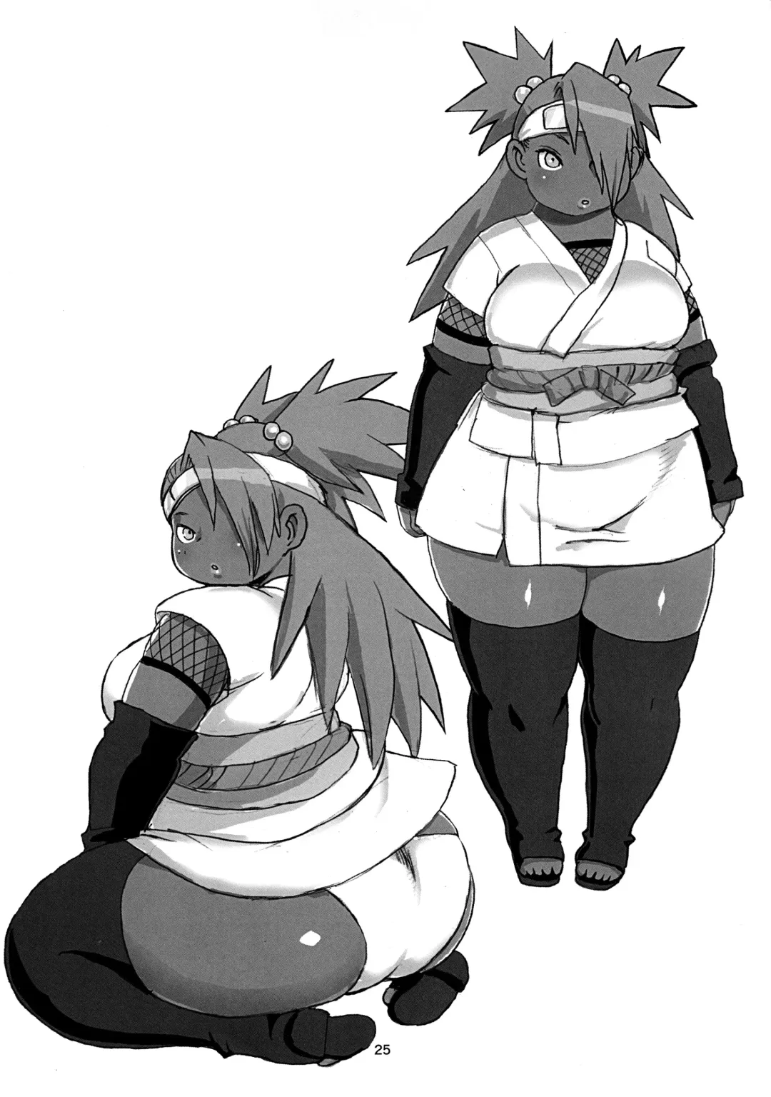 [Kojima Video] Akimichi Chocho Tadaima Kunoichi Shugyochu Maki no Awase Fhentai - Page 25