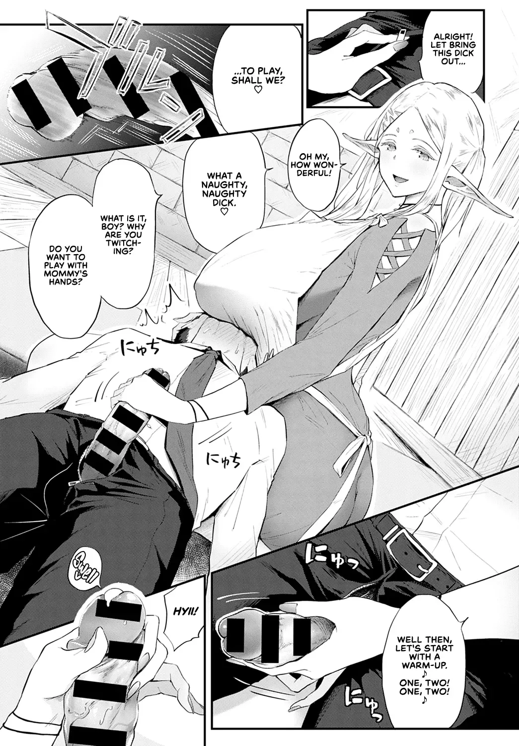 [Someoka Yusura] Erufu no Babubabu Rifure | The Elven Cuddly Reflexology Fhentai.net - Page 9