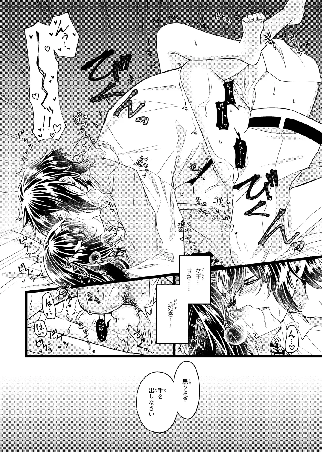 [Seijun - Yuuhi] 女王と黒うさぎ ～Extra Fairy Tale～ Fhentai - Page 34