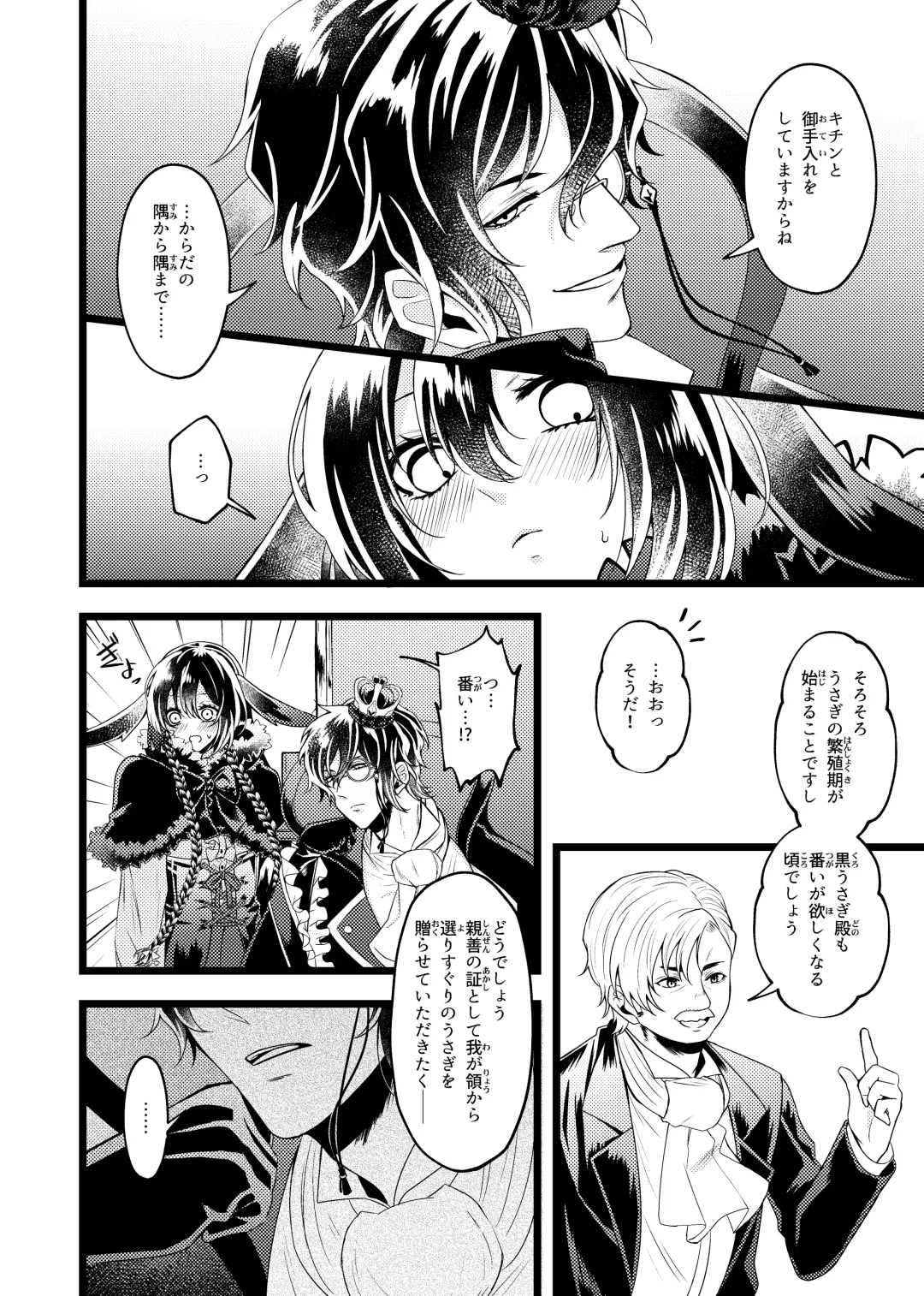 [Seijun - Yuuhi] 女王と黒うさぎ ～Extra Fairy Tale～ Fhentai - Page 4