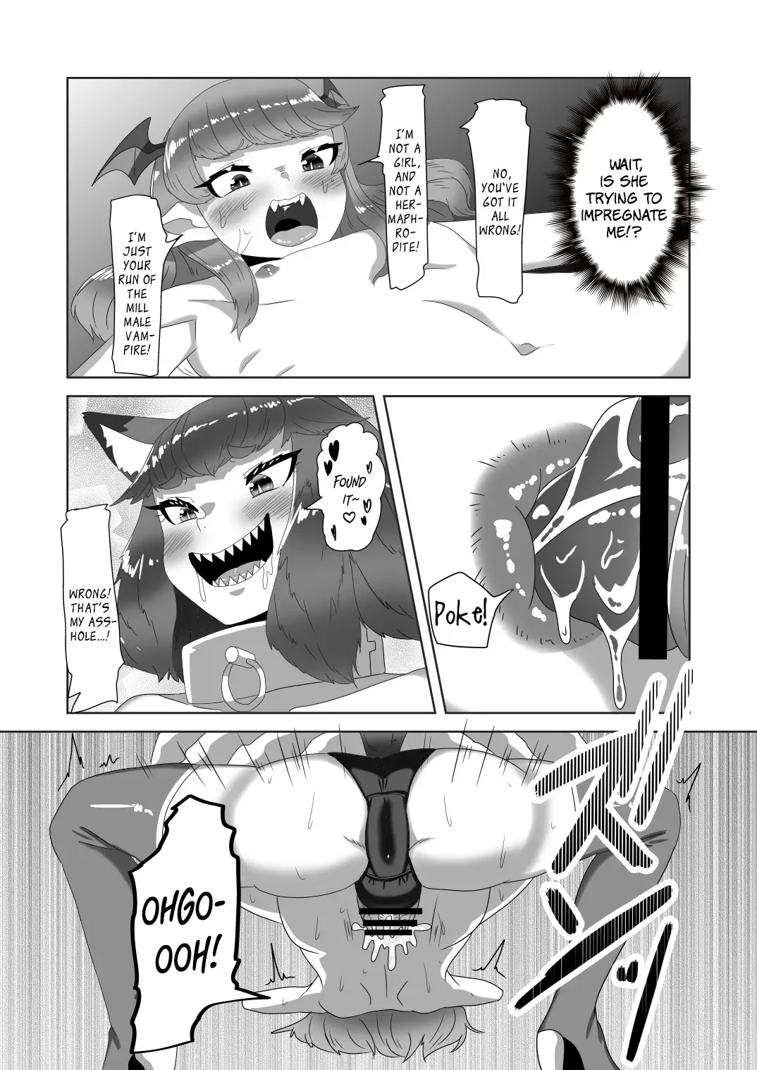 [Apacchi] Shota Kyuuketsuki to Ikenie no Futanari Ookamihime | Vampire Shota and Sacrificial Futanari She-Werewolf Fhentai.net - Page 25