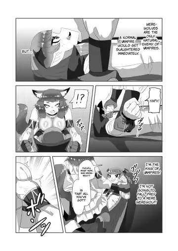 [Apacchi] Shota Kyuuketsuki to Ikenie no Futanari Ookamihime | Vampire Shota and Sacrificial Futanari She-Werewolf Fhentai.net - Page 12