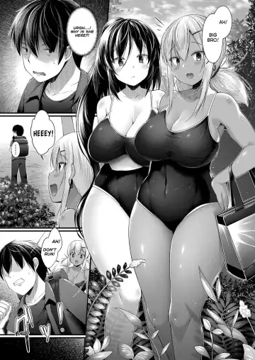 [Kotoba Ai] Hitori Camp o Shite itara Kuro Gal JK na Imouto to Imouto no Tomodachi ga Rannyuu shite kita Kekka Zenpen Fhentai.net - Page 5