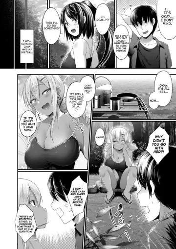 [Kotoba Ai] Hitori Camp o Shite itara Kuro Gal JK na Imouto to Imouto no Tomodachi ga Rannyuu shite kita Kekka Zenpen Fhentai.net - Page 8