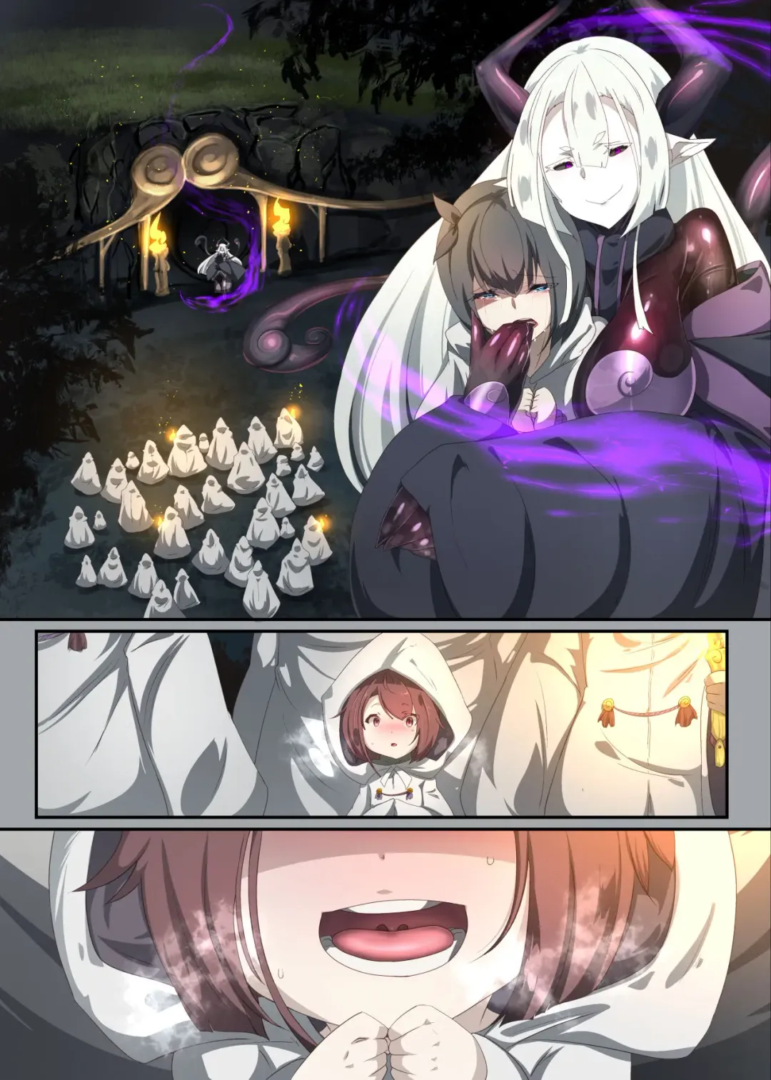 Midara na Watashi ga Jingaika shite Ingami-sama no Shimobe ni Naru Manga -Shirohada no Sasoi- Fhentai - Page 167