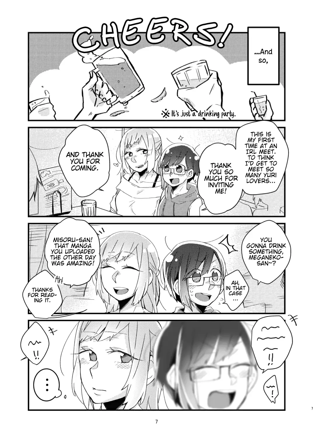 [Suzuki Senpai] Akogare no Yuri Eshi-san to Off-Pako Shitatta wwwww | I Had IRL Sex with the Yuri Artist I Admire wwwww Fhentai.net - Page 5