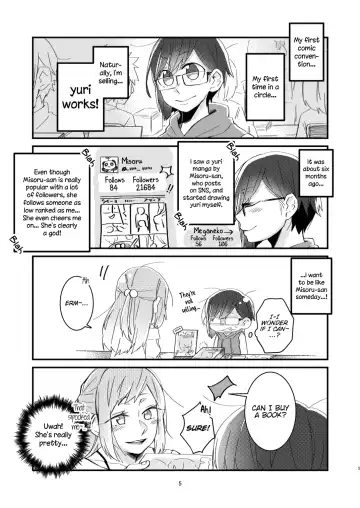 [Suzuki Senpai] Akogare no Yuri Eshi-san to Off-Pako Shitatta wwwww | I Had IRL Sex with the Yuri Artist I Admire wwwww Fhentai.net - Page 3