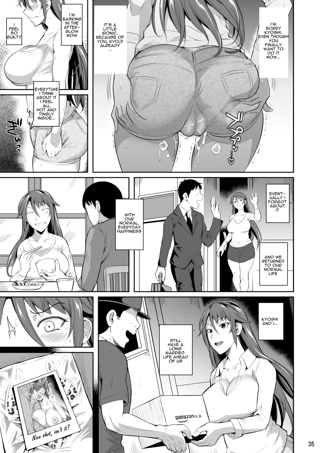 [Fuetakishi] Ana Zuma 3: Motoyan Osanazuma ga Ochita Wake | Wife's Holes 3: The Fall of a Young Ex-Yankee Wife Fhentai - Page 36