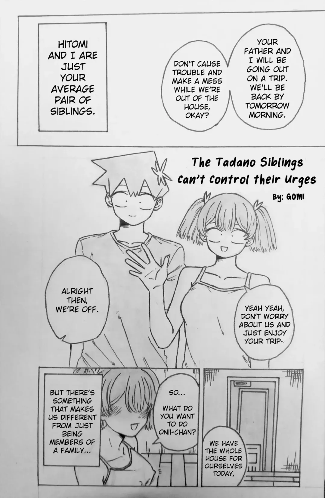 Read [Gomi] The Tadano Siblings Can't Control Their Urges - Fhentai.net