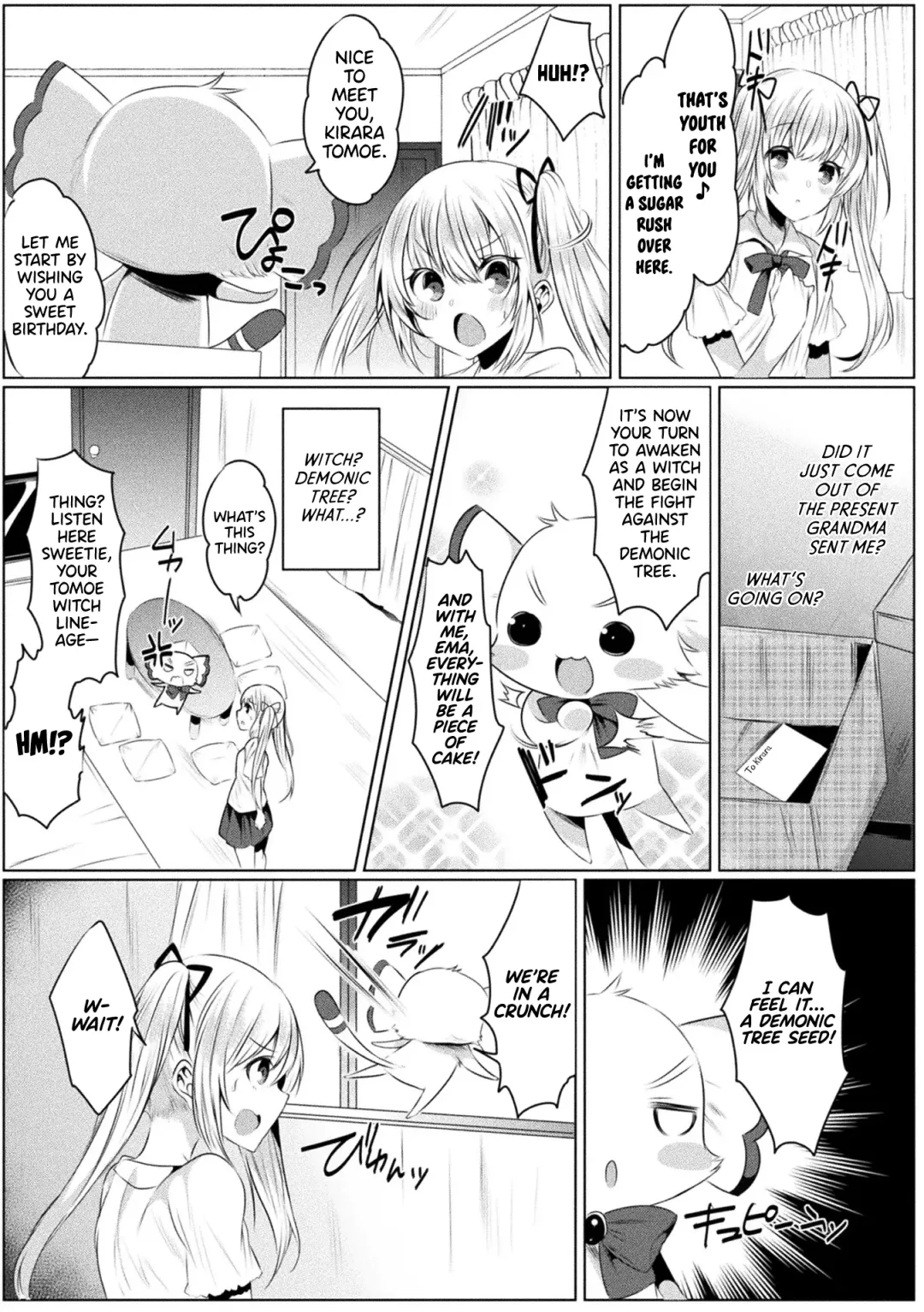 [Amamiya Mizuki] Kirara Kirara NTR Mahou Shoujo wa Kawatteiku.. THE COMIC Ch. 1 | Kirara Kirara NTR: The Magical Girl is Transforming... Ch. 1 Fhentai - Page 7