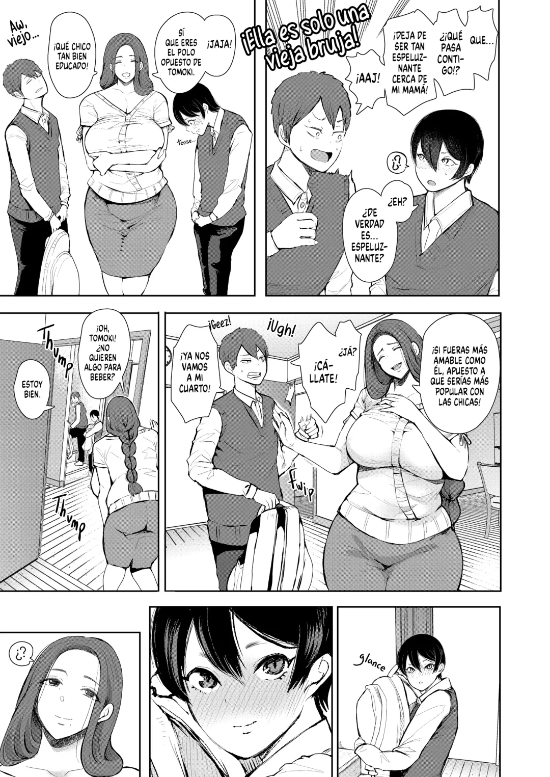 [Shomu] Mukashi no Uwaki Aite no Ko ga Jitsu wa Watashi no Musuko no Doukyuusei de - El Hijo de mi Ex-Amante es el Amigo de mi Hijo Fhentai - Page 10