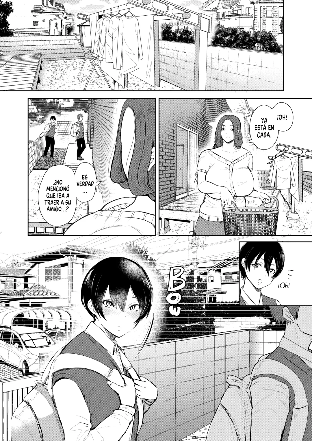 [Shomu] Mukashi no Uwaki Aite no Ko ga Jitsu wa Watashi no Musuko no Doukyuusei de - El Hijo de mi Ex-Amante es el Amigo de mi Hijo Fhentai - Page 7