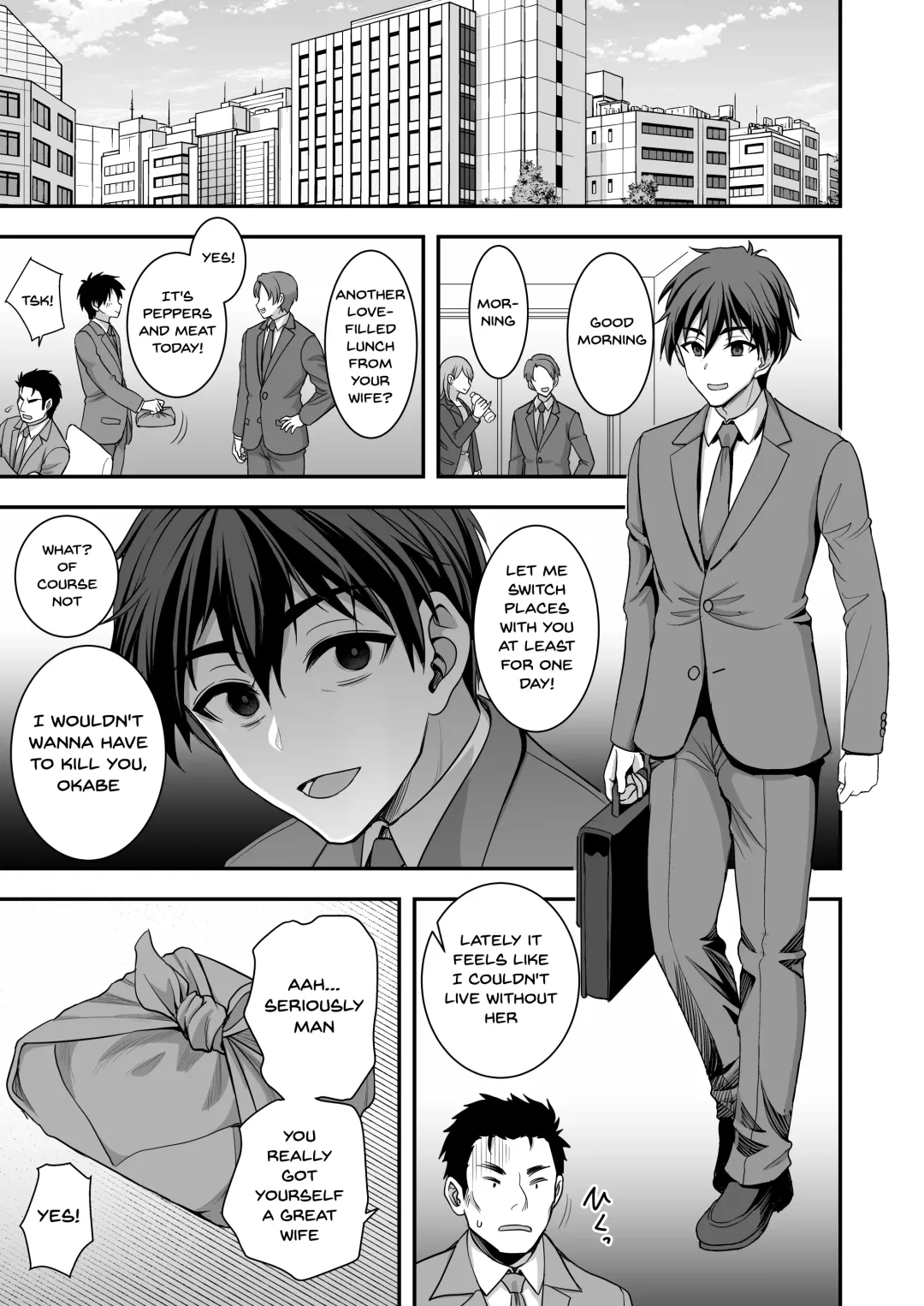 [Son Yohsyu] Toshiue Zuma no Yawaraka na Torikago ~Ore ga Joushi no Tsuma to Uwaki shite mo Tenohira no Ue~ | An Older Wife's Gentle Trap Fhentai.net - Page 46