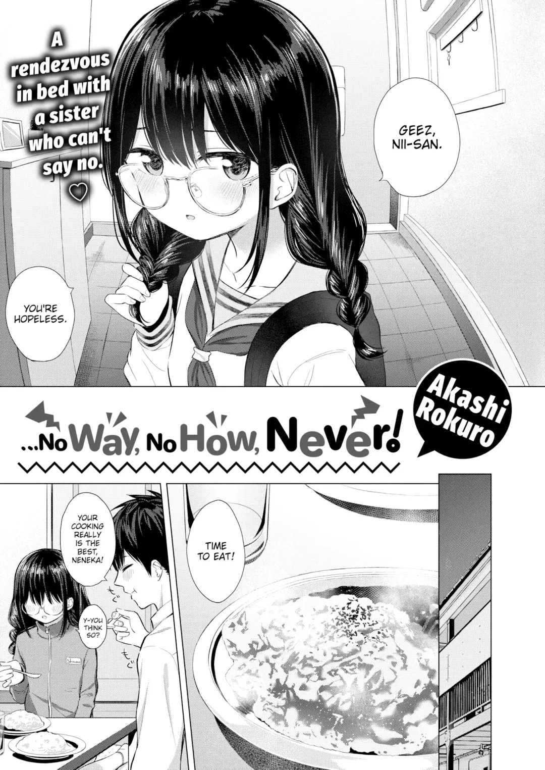 [Akashi Rokuro] ...No Way, No How, Never! Fhentai.net - Page 2