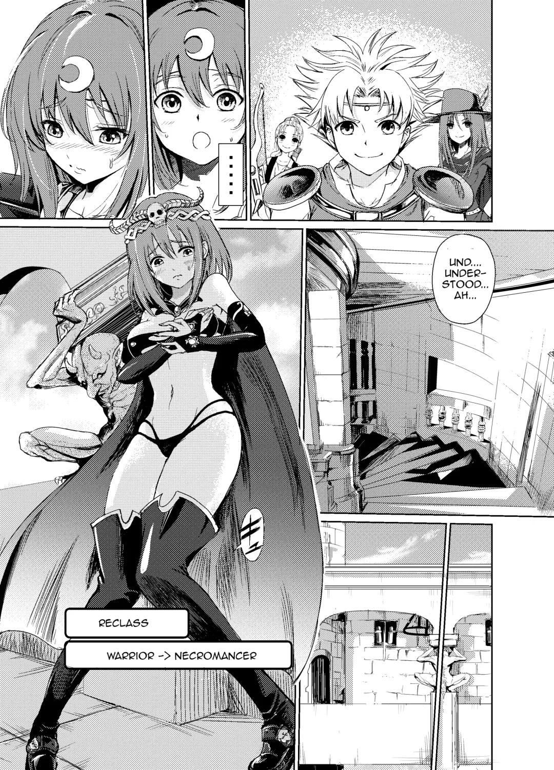 [Tricky] Yami no Yuuwaku -Kindan no Job Change- | The Temptation of Darkness -Forbidden Job Change- Fhentai - Page 8