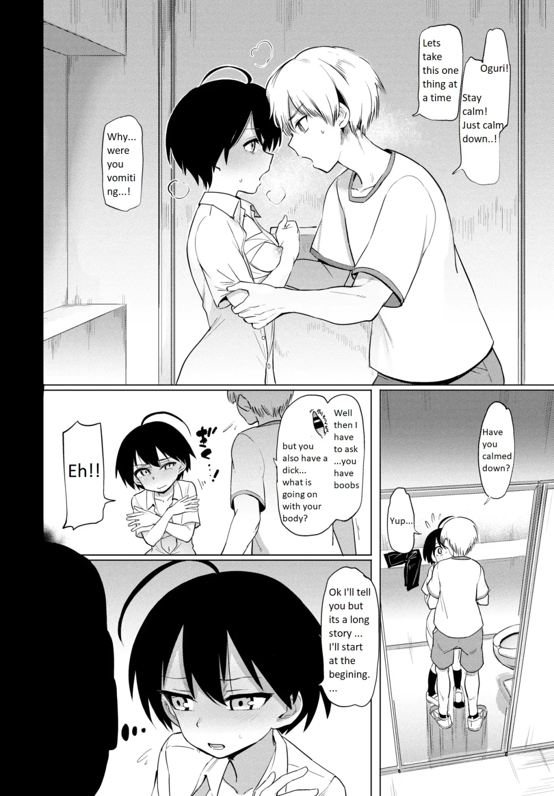 [Aomushi] Furuya-kun to Oguri-san The transfer student is a futanari! Fhentai.net - Page 4