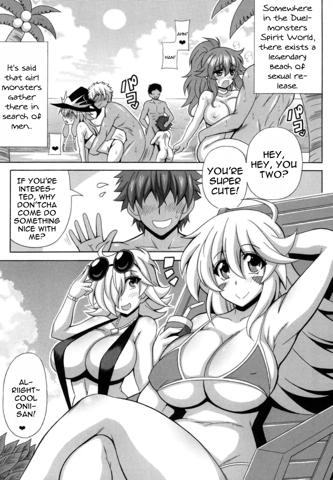 [Oujano Kaze] Mecha Shiko Beach no Ero Magician | The Duel Monsters Beach's Lewd Magician Fhentai - Page 2