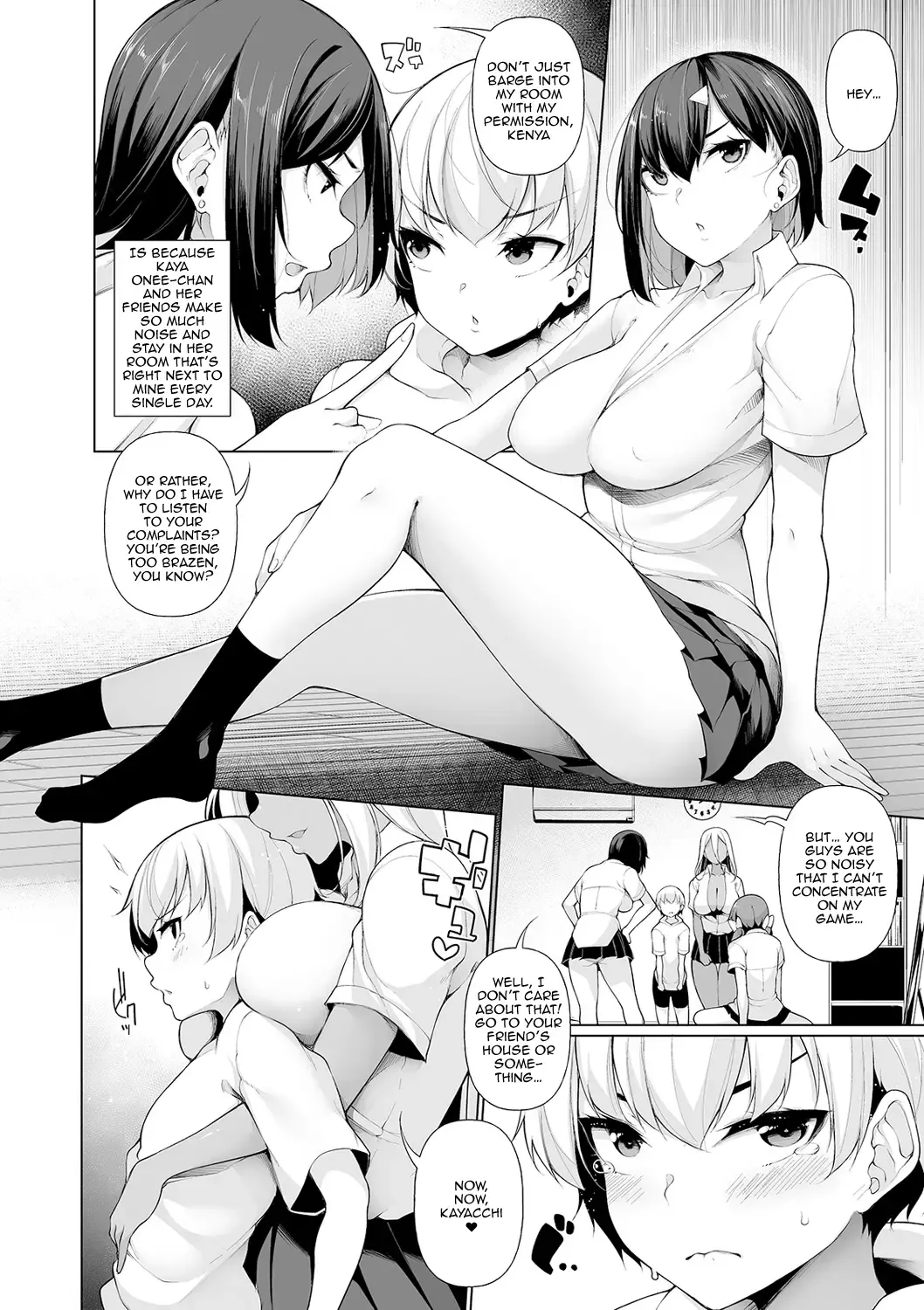 [Sakamata Nerimono] Zenbu Gal na Nee-chan no Sei | It's All The Gal Nee-chans' Fault Fhentai.net - Page 6