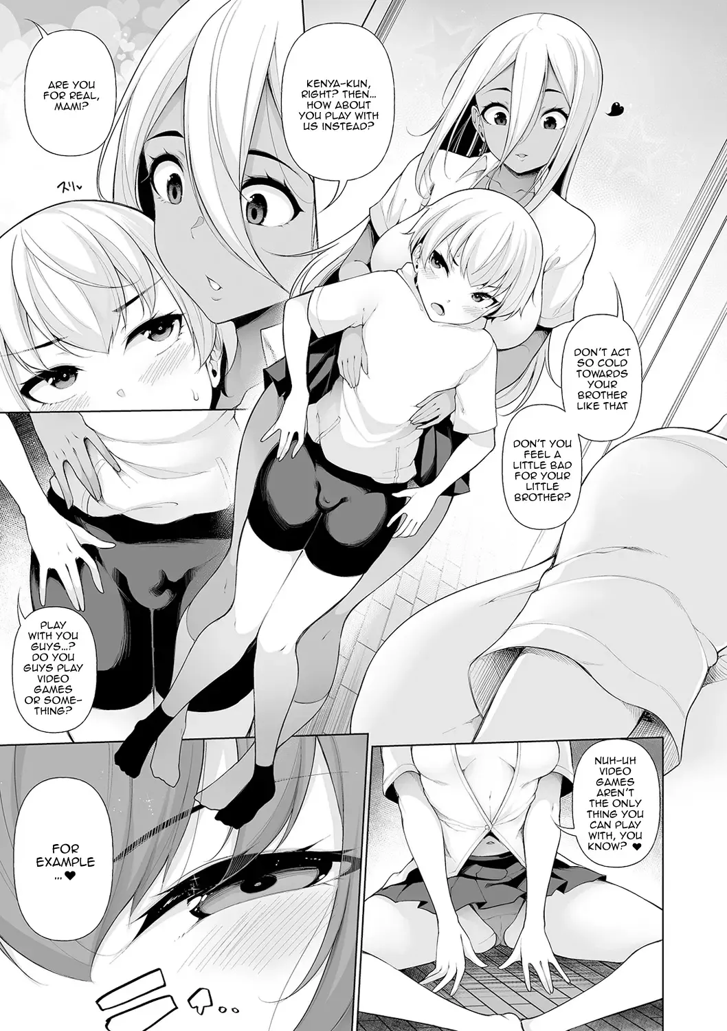 [Sakamata Nerimono] Zenbu Gal na Nee-chan no Sei | It's All The Gal Nee-chans' Fault Fhentai.net - Page 7