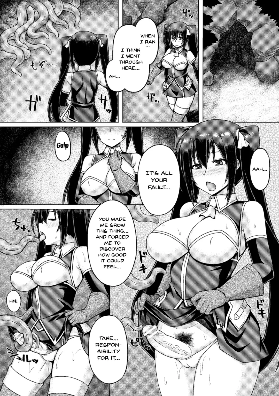 2D Comic Magazine Futanari Shokushu Sakusei Shasei Kairaku ni Oboreru Heroine-tachi Vol. 2 Fhentai - Page 60