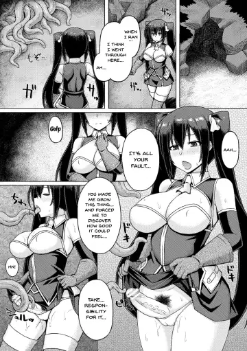 2D Comic Magazine Futanari Shokushu Sakusei Shasei Kairaku ni Oboreru Heroine-tachi Vol. 2 Fhentai.net - Page 60