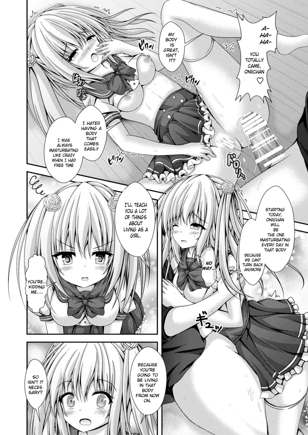 [Kouduki Miyabi] Ecchi na Imouto to Shintai Koukan ~Kyou kara Ore wa Ochinpo Dorei~ | Switching Bodies With a Lewd Sister: From Today on I'll be a Cock Slave Fhentai - Page 15