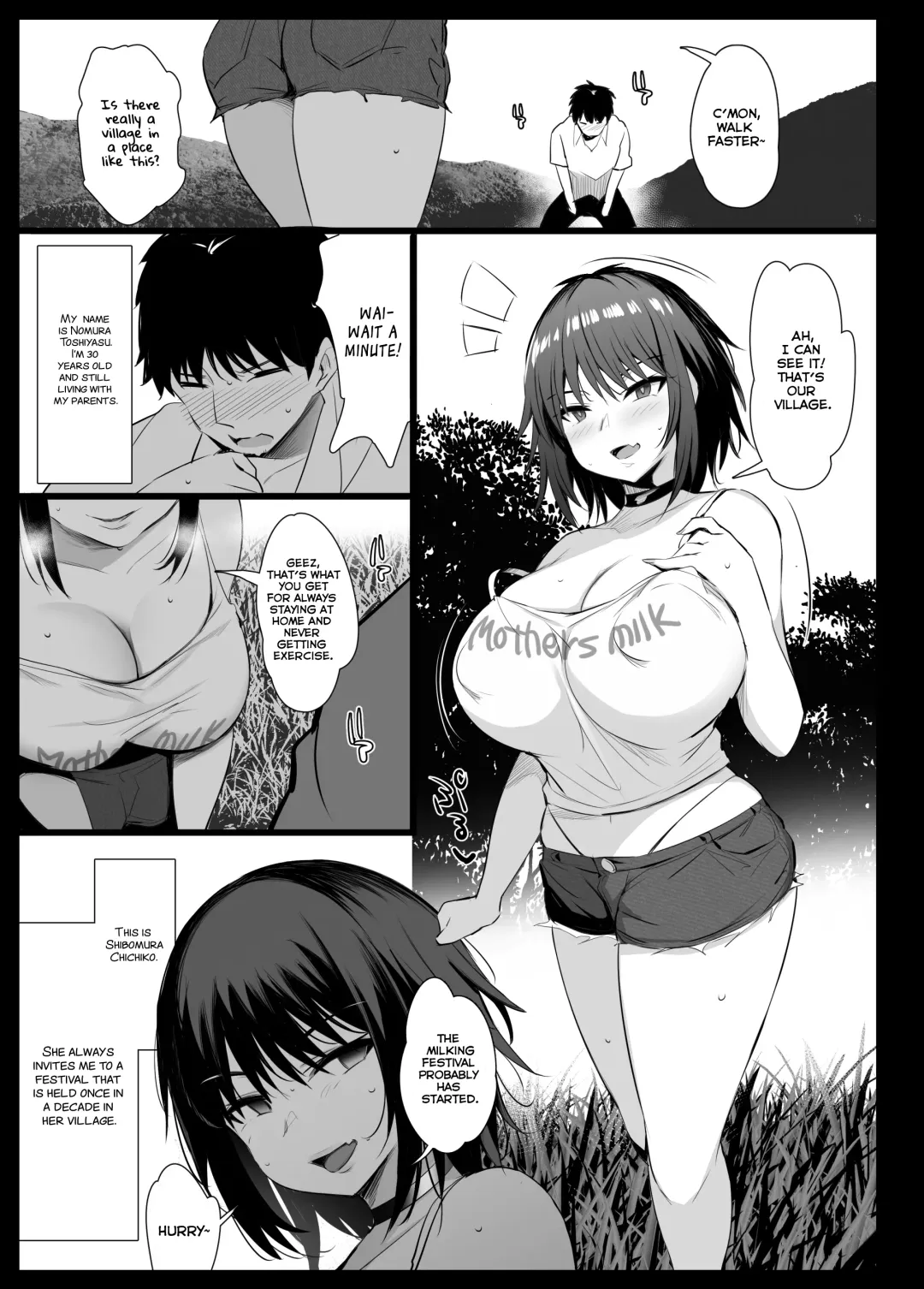[Noripachi] Sakunyuu Mura | Milking Village Fhentai - Page 4