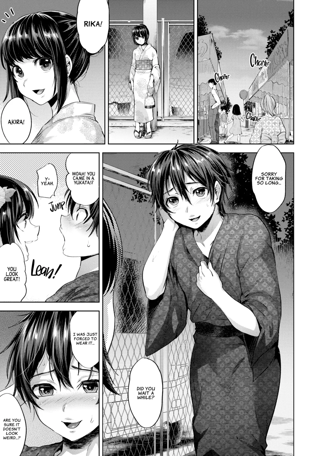 [Tsukuru] Hanabi no Yoru no Himitsu | Secret on the Evening of Fireworks (uncensored) Fhentai - Page 4