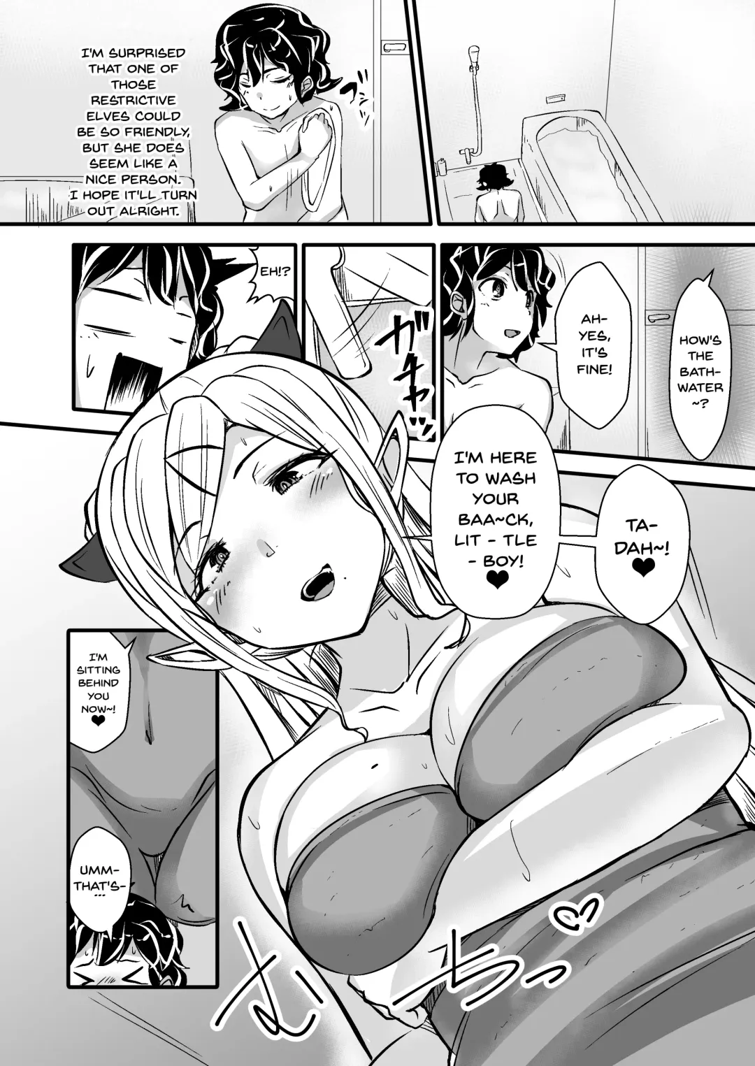 [Yottan] Ishukan Homestay ~Elf Oyako to no Amaai Seikatsu~ | Inter-Species Homestay Fhentai - Page 8
