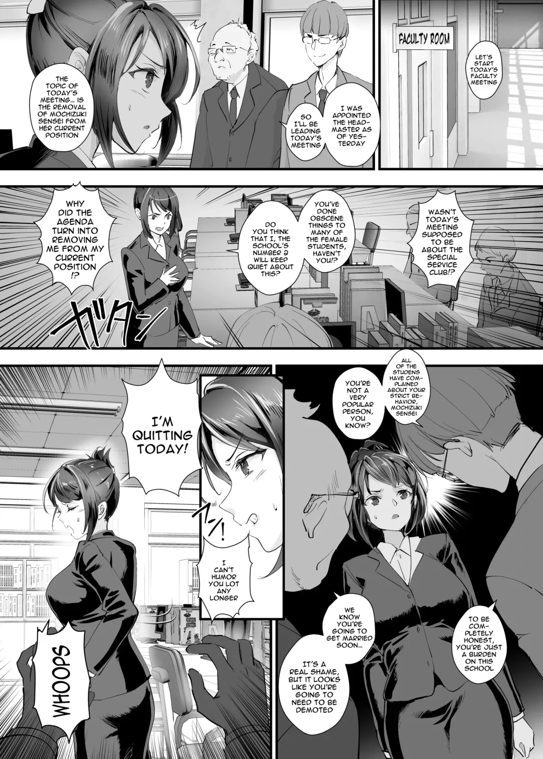 [Dondakei] Fukushuu!! Tenraku Gakuen no Nikubenki 3!! ~Jokyoushi Seisai Hen~ | Revenge!! The Slutty Princess Of The Fallen Academy!! 3 Fhentai - Page 3
