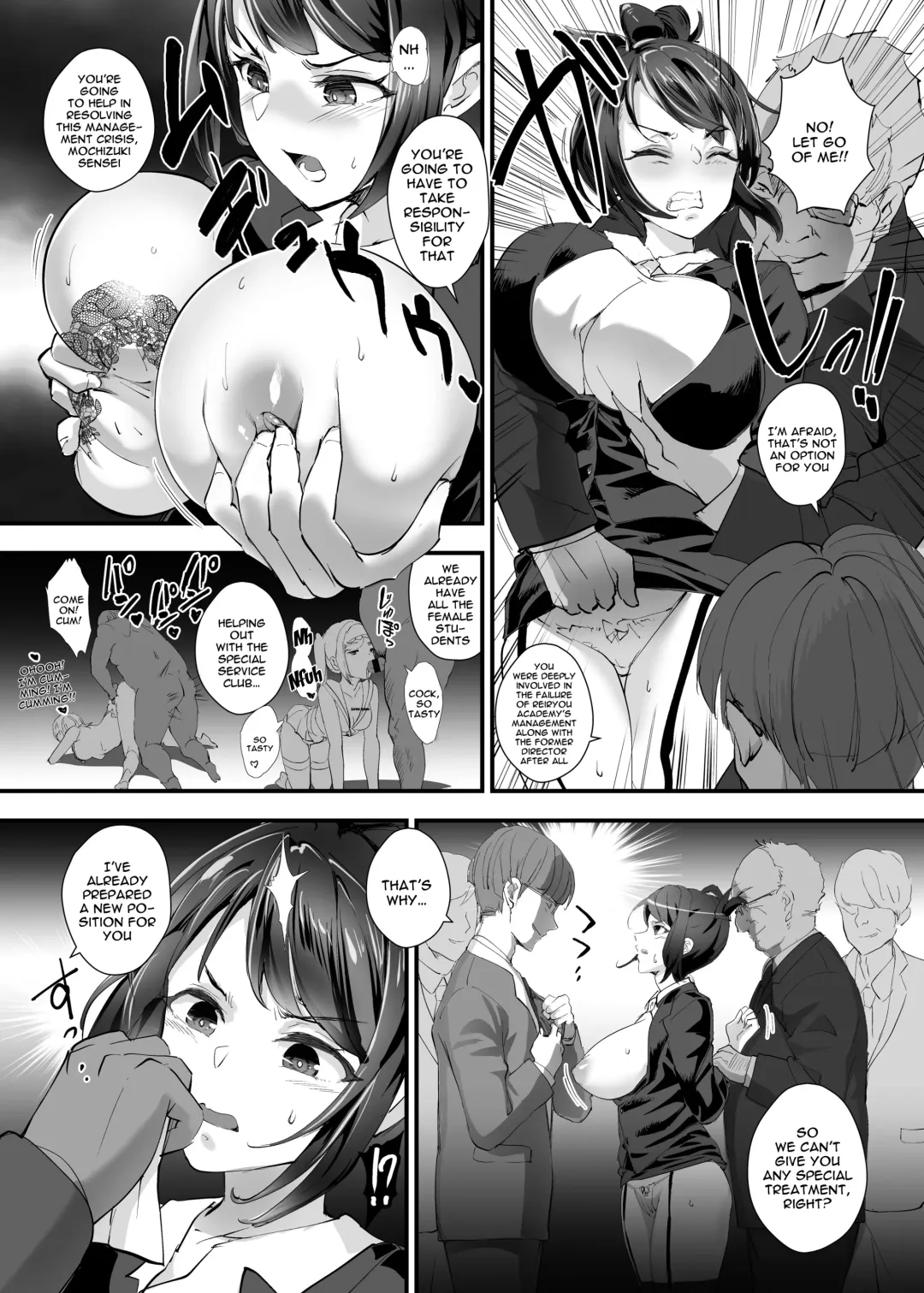 [Dondakei] Fukushuu!! Tenraku Gakuen no Nikubenki 3!! ~Jokyoushi Seisai Hen~ | Revenge!! The Slutty Princess Of The Fallen Academy!! 3 Fhentai - Page 4