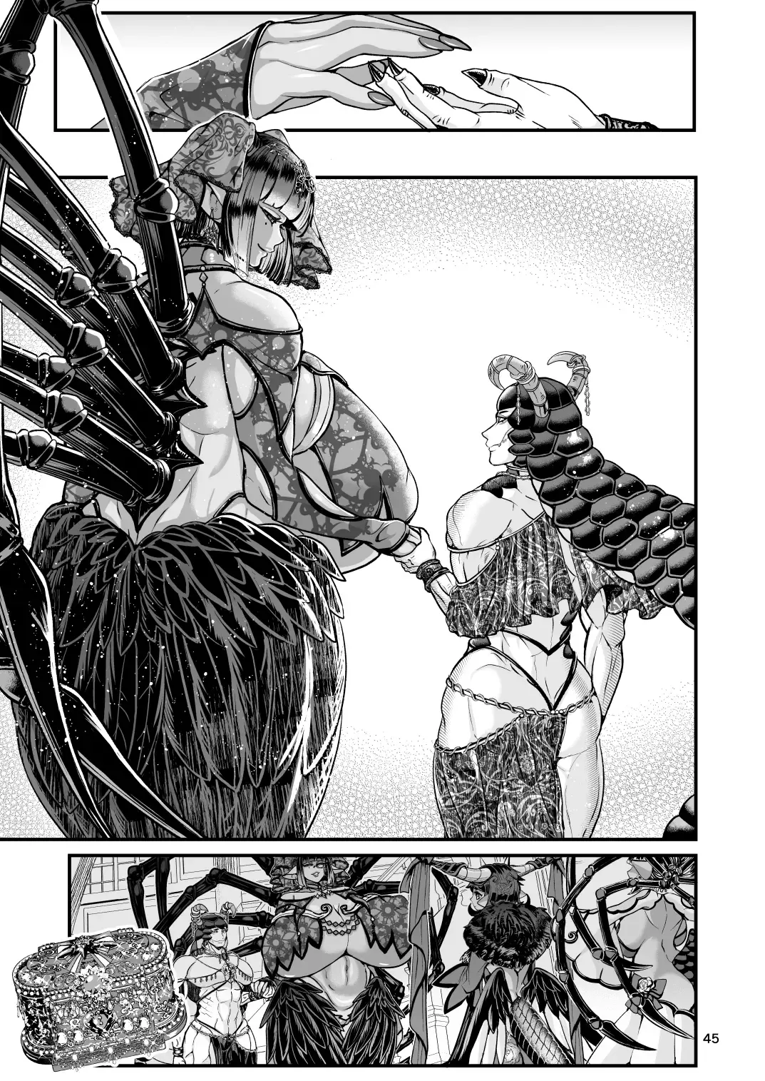 [Chifuyu - Chifuyu Appleton] Clavelle to Miosotis ~Jingai Fuufu no Shoya~ Fhentai - Page 45