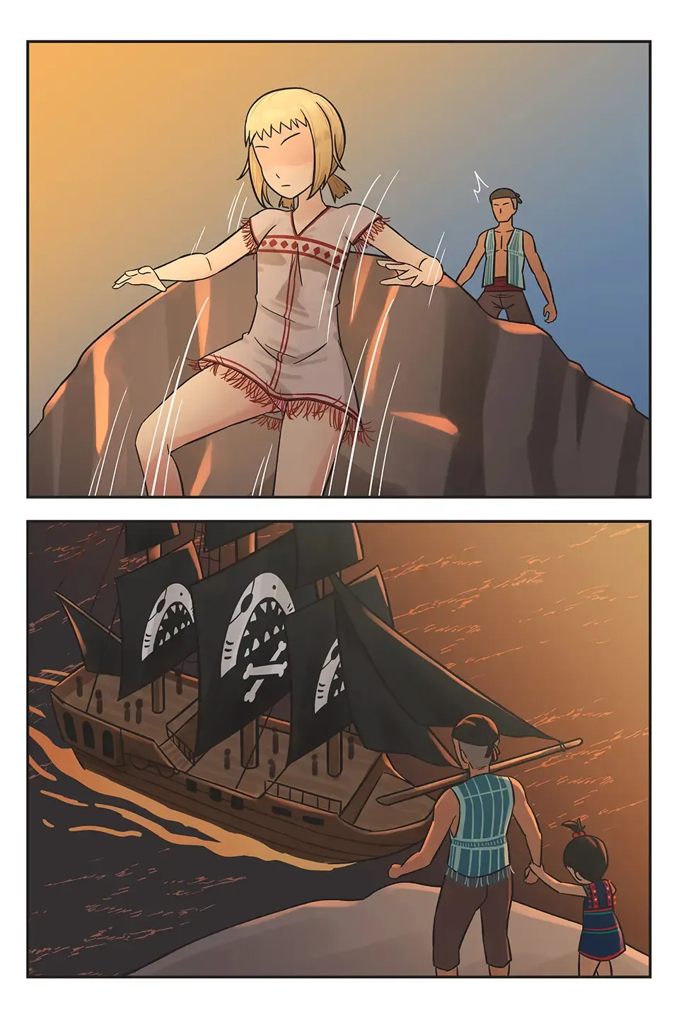 [Rudy Saki] Rowan the Red Hair: Sharky Story Fhentai - Page 13