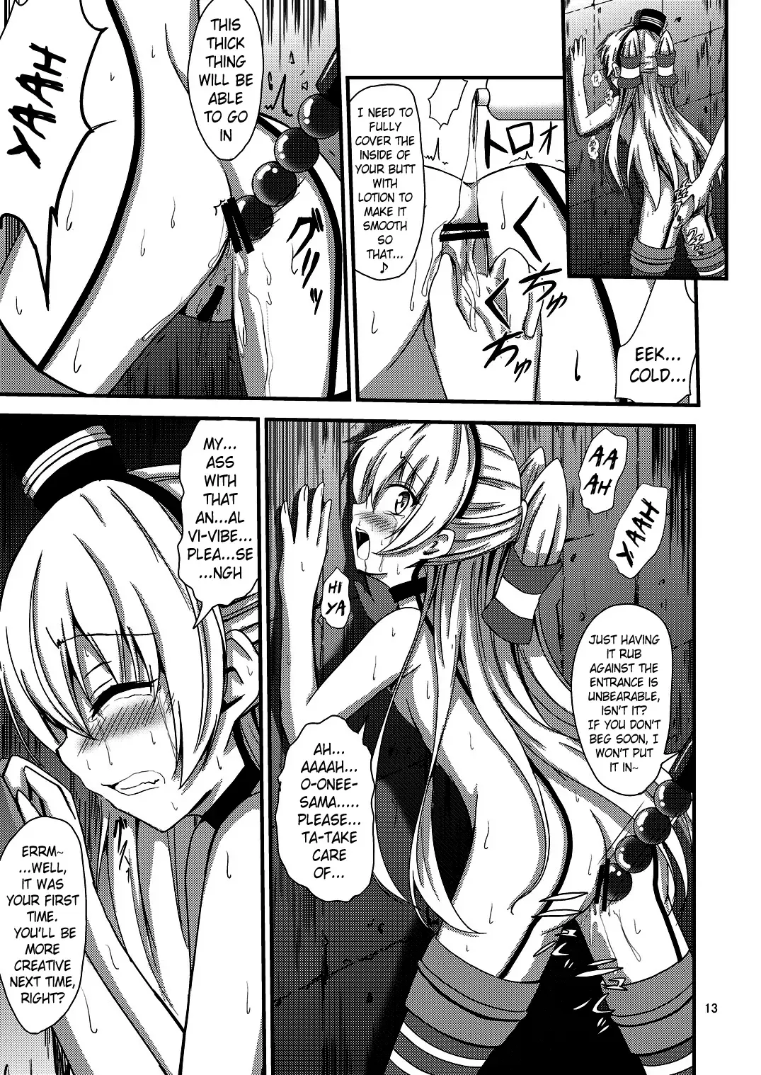 [Aikawa Ryou] Kuubo Wo-Kyuu-chan no Amatsukaze Yuri Dorei Choukyou -Shiri Dorei Keiyaku Hen- | Standard Carrier Wo-Class's Amatsukaze Yuri Slave Training ~Ass Slave Agreement~ Fhentai - Page 14