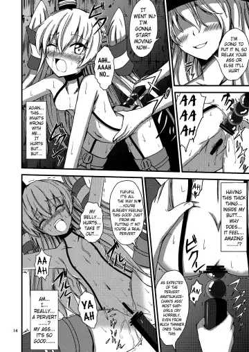 [Aikawa Ryou] Kuubo Wo-Kyuu-chan no Amatsukaze Yuri Dorei Choukyou -Shiri Dorei Keiyaku Hen- | Standard Carrier Wo-Class's Amatsukaze Yuri Slave Training ~Ass Slave Agreement~ Fhentai - Page 15