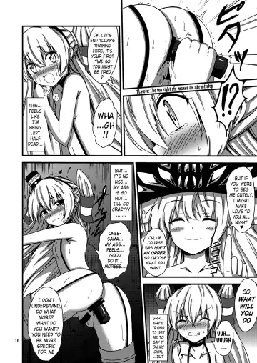 [Aikawa Ryou] Kuubo Wo-Kyuu-chan no Amatsukaze Yuri Dorei Choukyou -Shiri Dorei Keiyaku Hen- | Standard Carrier Wo-Class's Amatsukaze Yuri Slave Training ~Ass Slave Agreement~ Fhentai - Page 17