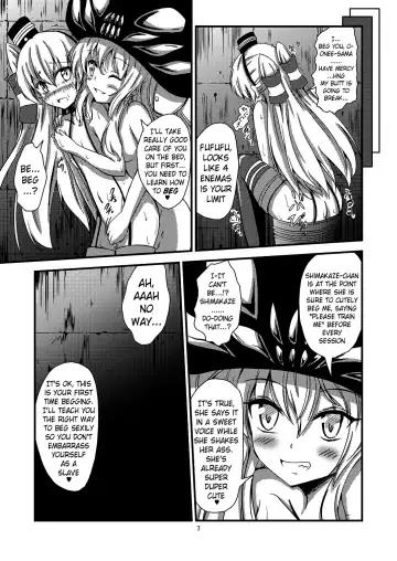 [Aikawa Ryou] Kuubo Wo-Kyuu-chan no Amatsukaze Yuri Dorei Choukyou -Shiri Dorei Keiyaku Hen- | Standard Carrier Wo-Class's Amatsukaze Yuri Slave Training ~Ass Slave Agreement~ Fhentai - Page 8