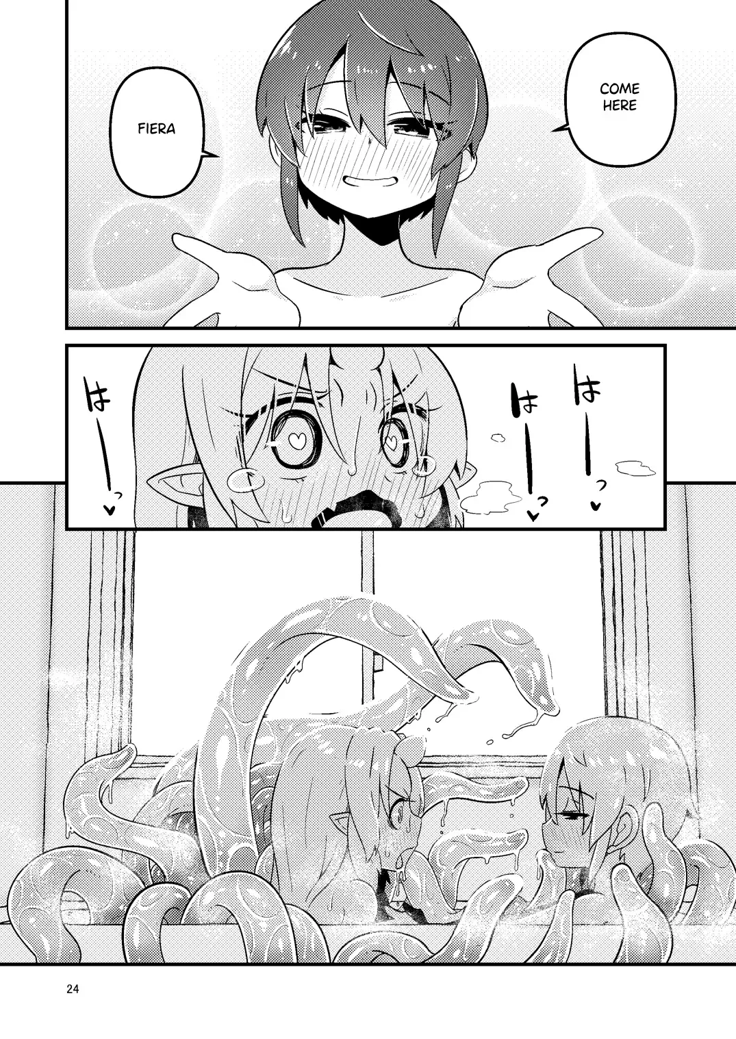 [Suzunomoku] Shokushu Uri no Fiera 2 | Fiera the Tentacle Seller 2 Fhentai - Page 24