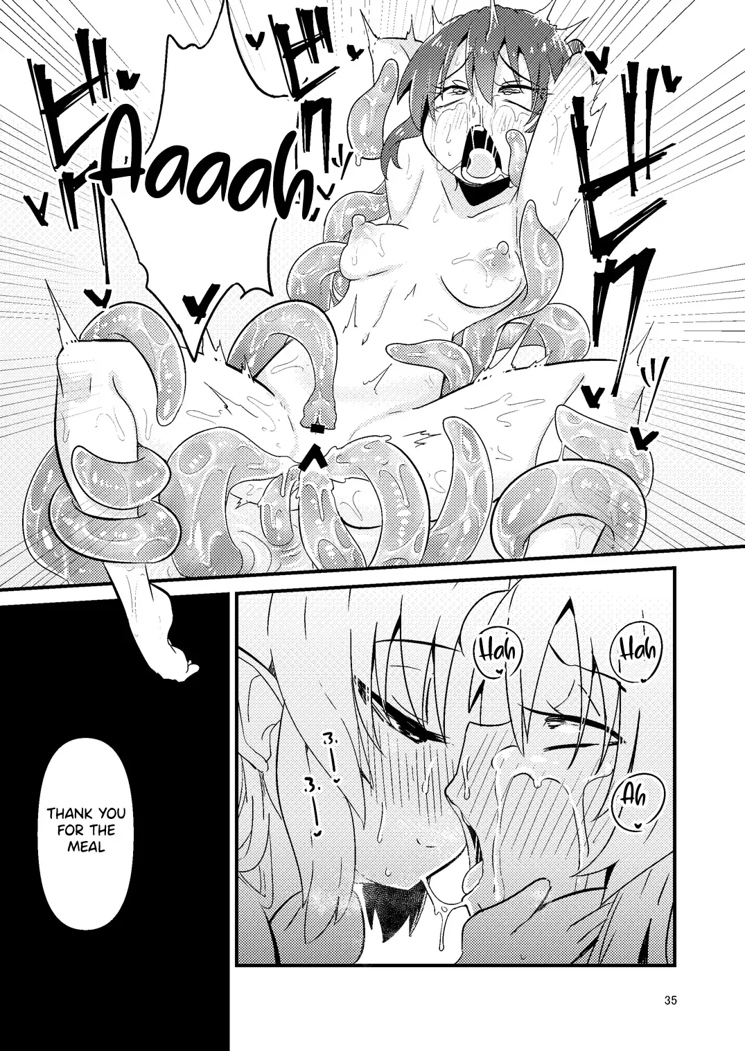 [Suzunomoku] Shokushu Uri no Fiera 2 | Fiera the Tentacle Seller 2 Fhentai - Page 35