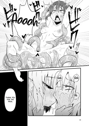[Suzunomoku] Shokushu Uri no Fiera 2 | Fiera the Tentacle Seller 2 Fhentai - Page 35