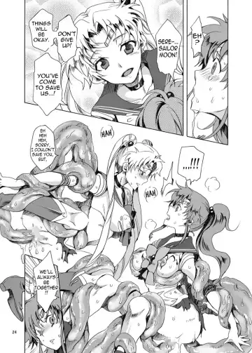 [Yu-ri] Bishoujo senshi ni oshioki! ~ Shokushu-hen ~ ! | Punish the Pretty Sailor Soldiers ~Love and Justice~ Fhentai - Page 23